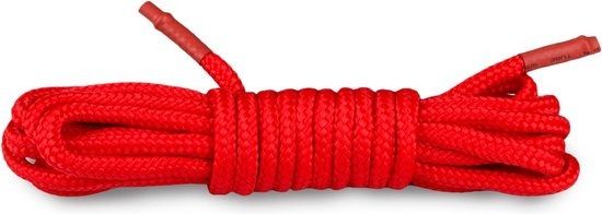 Бондажна мотузка Easytoys, нейлонова, червона, 10 м вид 3