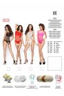 Боді з декоративним плетінням Passion BS035 рожеве, One Size вид 4