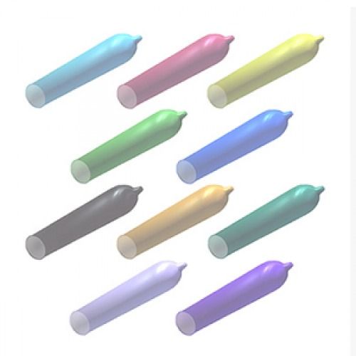 Набор латексных презервативов One Color Sensation силиконовой смазкой чёрного цвета(цена за 5 шт) вид 5