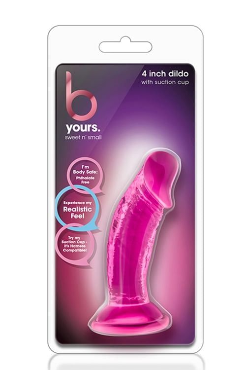 Анальна пробка у вигляді члена Blush b Yours на присосці, рожева вид 5