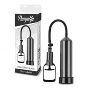 Вакуумная помпа мужская Toyz4lovers Push Touch механическая, черная, 23 х 6 см