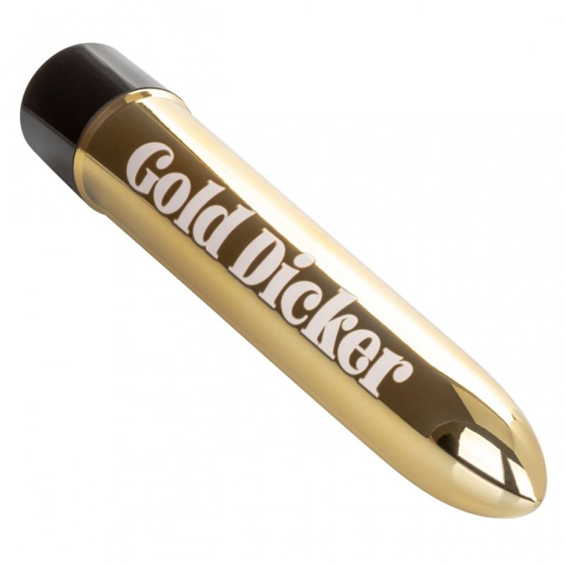 Вібратор Naughty Bits Gold Dicker Vibe вид 8