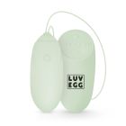 Віброяйце з дистанційним пультом Luv Egg, силіконове, зелене, 6.5 х 3.5 см вид 2