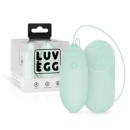 Віброяйце з дистанційним пультом Luv Egg, силіконове, зелене, 6.5 х 3.5 см вид 6