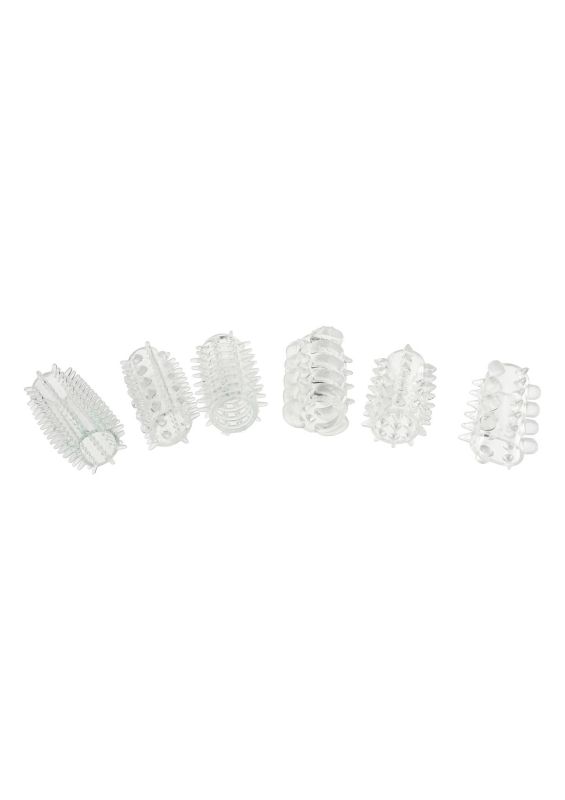 Набор насадок на пенисToyJoy Power Penis Sleeve Set, прозрачный вид 3