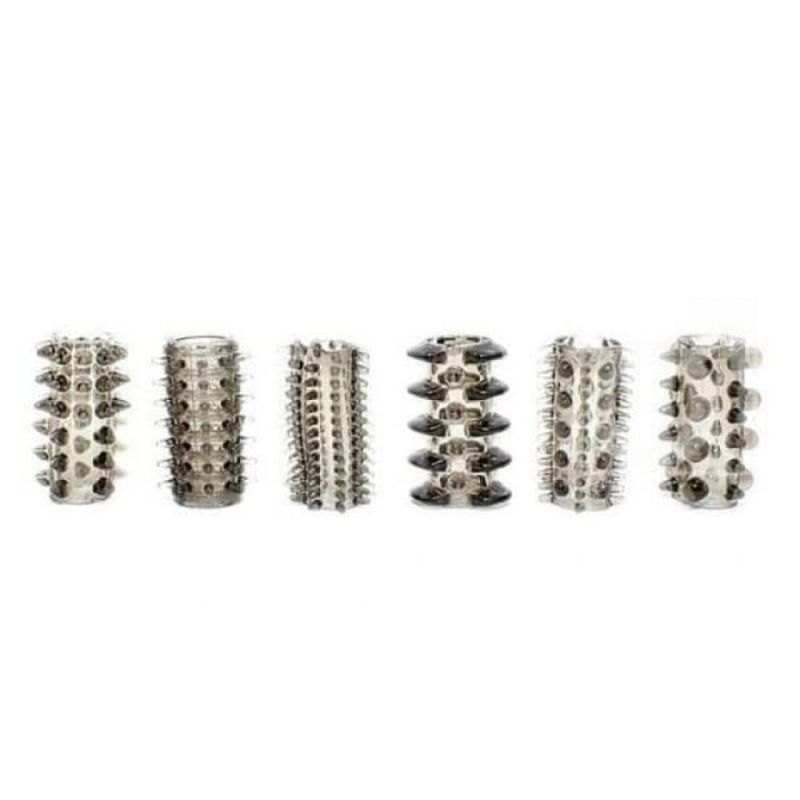 Набір насадок на пеніс ToyJoy Power Penis Sleeve Set, прозорий вид 4