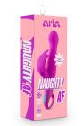 Вібратор з кліторальним відростком у вигляді метелика Blush Aria Naugnty AF рожевий вид 11