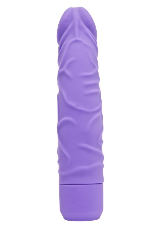 Вібратор класичний реалістичний Toy Joy Get Real Classic фіолетовий вид 3