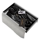 Сукня Noir Handmade Venus із Power Wetlook з сітчастими вставками, чорна, M вид 7