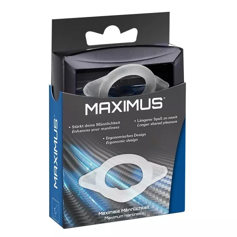 Ерекційне кільце Joy Division Maximus S прозоре, 1.7 см вид 4