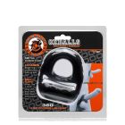 Ерекційне кільце OXBALLS 360 Cockring & Ballsling, для пеніса та мошонки, чорне, 2,5 см вид 2