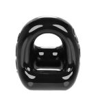 Ерекційне кільце OXBALLS 360 Cockring & Ballsling, для пеніса та мошонки, чорне, 2,5 см вид 3