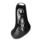 Ерекційне кільце OXBALLS 360 Cockring & Ballsling, для пеніса та мошонки, чорне, 2,5 см вид 4