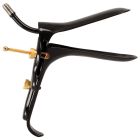 Вагінально-анальне дзеркало Fetish Collection Speculum із нержавіючої сталі, чорно-золоте, 15 см вид 2
