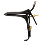 Вагінально-анальне дзеркало Fetish Collection Speculum із нержавіючої сталі, чорно-золоте, 15 см вид 4