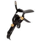 Вагінально-анальне дзеркало Fetish Collection Speculum із нержавіючої сталі, чорно-золоте, 15 см вид 6