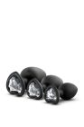 Набір анальних пробок LUXE BLING PLUGS TRAINING KIT WHITE GEMS вид 2