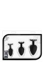 Набір анальних пробок LUXE BLING PLUGS TRAINING KIT WHITE GEMS вид 3