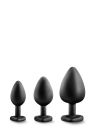 Набір анальних пробок LUXE BLING PLUGS TRAINING KIT WHITE GEMS вид 4