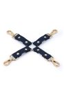 Хрестоподібний фіксатор NS Novelties BONDAGE COUTURE HOG TIE BLUE вид 3