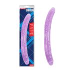 Фалоімітатор двосторонній фіолетовий Chisa Hi-Rubber 46 см *4,7 см вид 2