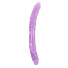 Фалоімітатор двосторонній фіолетовий Chisa Hi-Rubber 46 см *4,7 см вид 3
