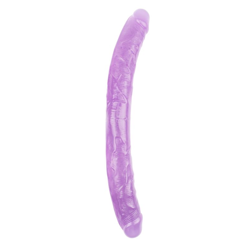 Фалоімітатор двосторонній фіолетовий Chisa Hi-Rubber 46 см *4,7 см вид 3