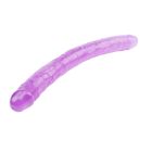 Фалоімітатор двосторонній фіолетовий Chisa Hi-Rubber 46 см *4,7 см вид 4
