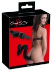 Анальна пробка із гнучким хвостом Bad Kitty чорна, 3.5 х 73 см вид 2