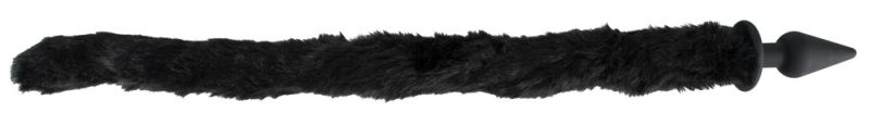 Анальна пробка із гнучким хвостом Bad Kitty чорна, 3.5 х 73 см вид 7