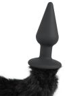Анальна пробка із гнучким хвостом Bad Kitty чорна, 3.5 х 73 см вид 12