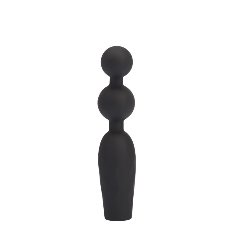 Анальна пробка CHISA Black Mont Vibrating Booty Beads з вібруючими бусинами вид 4