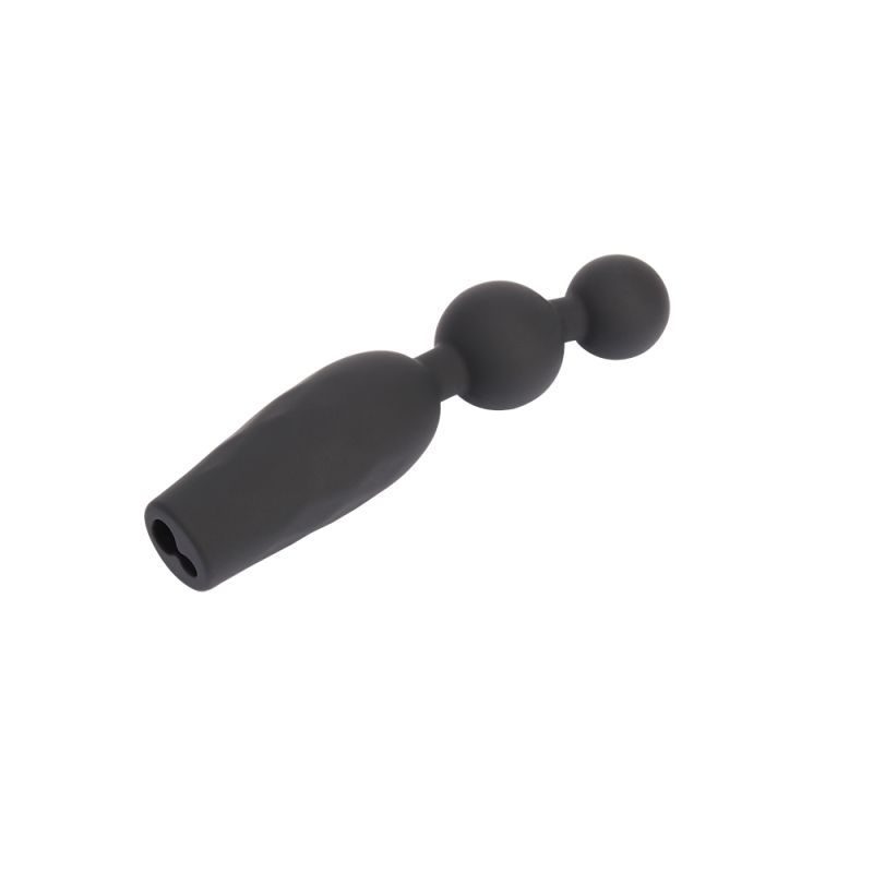 Анальна пробка CHISA Black Mont Vibrating Booty Beads з вібруючими бусинами вид 5