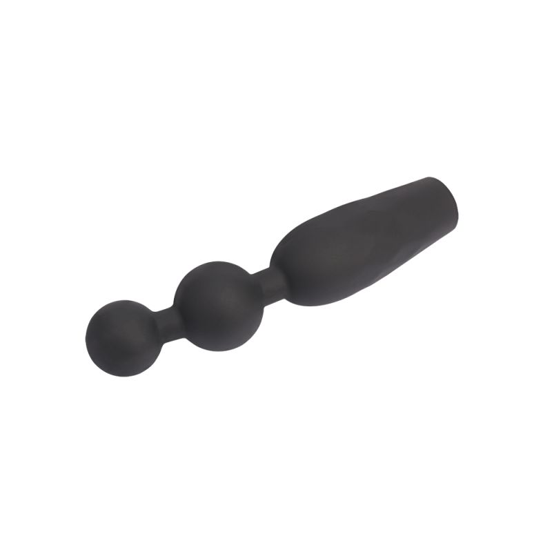 Анальна пробка CHISA Black Mont Vibrating Booty Beads з вібруючими бусинами вид 6