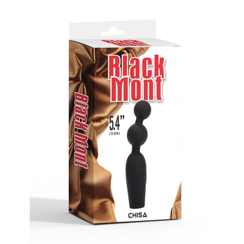 Анальна пробка CHISA Black Mont Vibrating Booty Beads з вібруючими бусинами вид 8