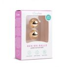 Вагинальные шарики металлические Easytoys, золотой, 2,2 см вид 2