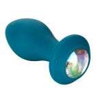 Анальна пробка із вібрацією Vibrating Crystal Probe Блакитна California Exotic вид 2