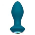 Анальна пробка із вібрацією Vibrating Crystal Probe Блакитна California Exotic вид 3