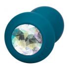Анальна пробка із вібрацією Vibrating Crystal Probe Блакитна California Exotic вид 4