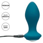 Анальна пробка із вібрацією Vibrating Crystal Probe Блакитна California Exotic вид 6