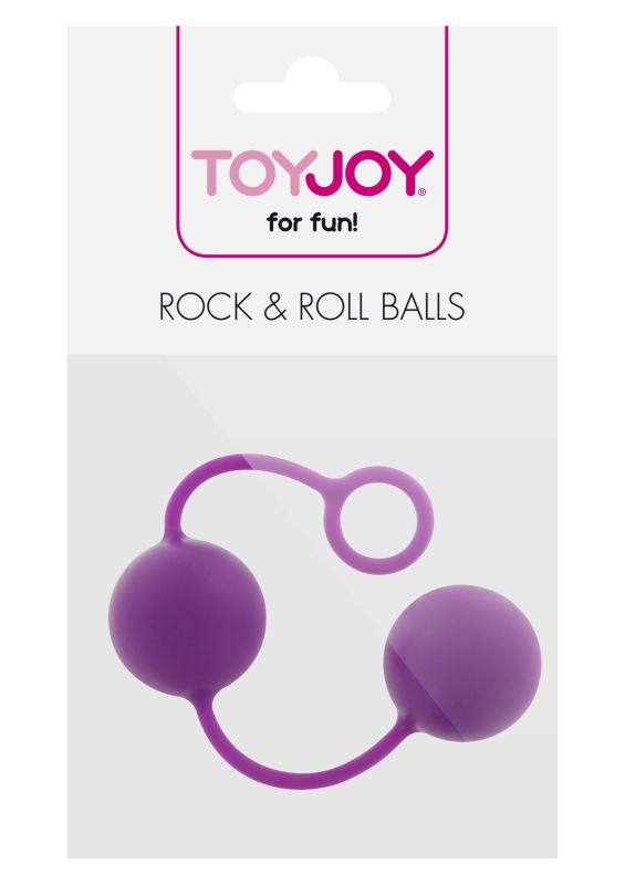 Вагінальні кульки Rock & Roll Balls фіолетові ToyJoy вид 3