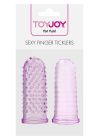 Набір рельєфних насадок на палець Sexy finger фіолетовий, 7 х 3 см вид 3