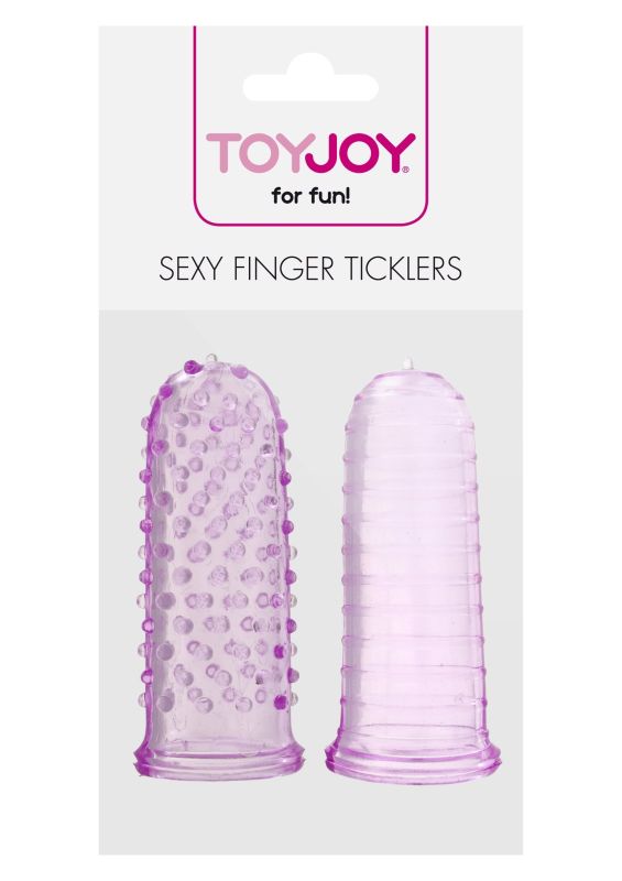 Набір рельєфних насадок на палець Sexy finger фіолетовий, 7 х 3 см вид 3