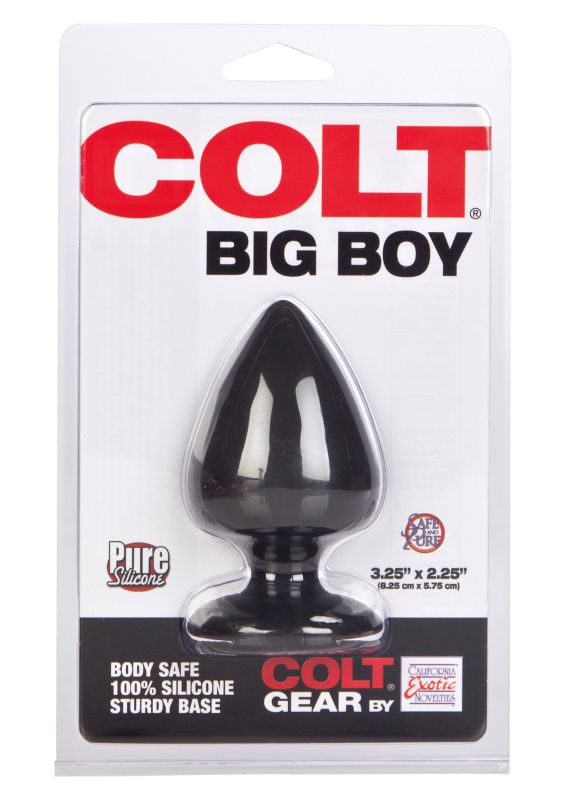 Анальная пробка California Exotic Colt Big Boy, черный, L вид 5