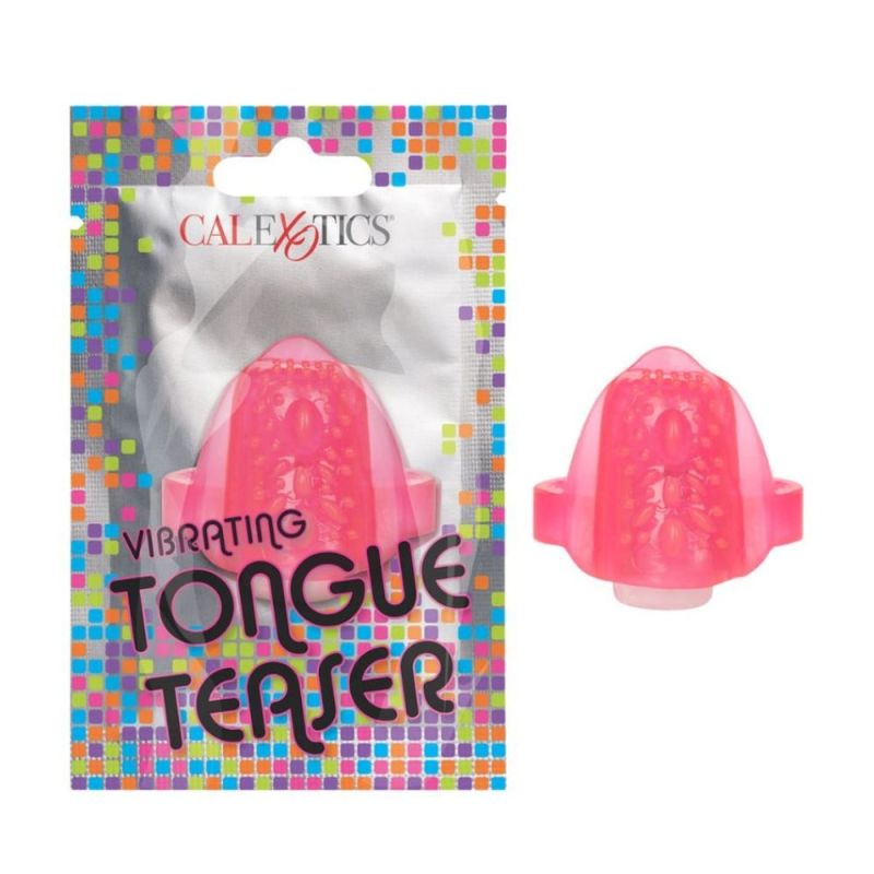 Вібратор на мову California Exotics Vibrating Tongue Teaser, рожевий вид 2