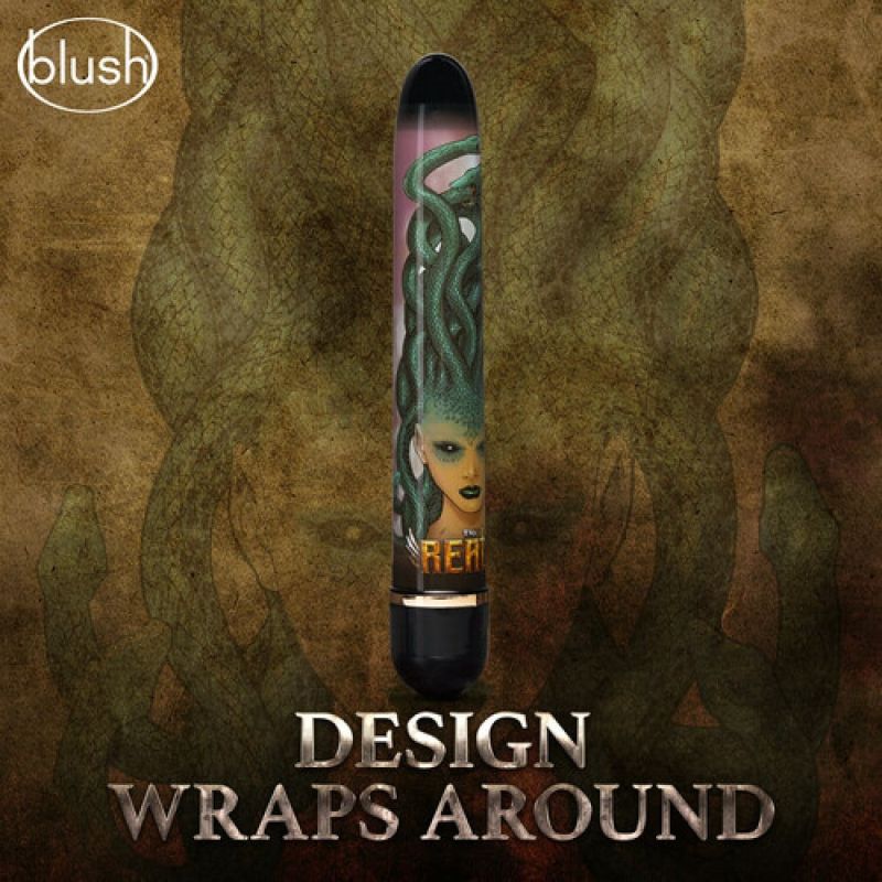 Вибратор Дамский пальчик Blush The Realm Medusa черно-зеленый вид 3