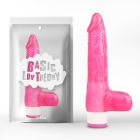 Вібратор з яєчками ребристий Chisa Basic Luv Theory, рожевий вид 2