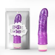 Вібратор реалістичний на батарейках Chisa Basic Luv Theory Stud Rod, фіолетовий, 17.5 см