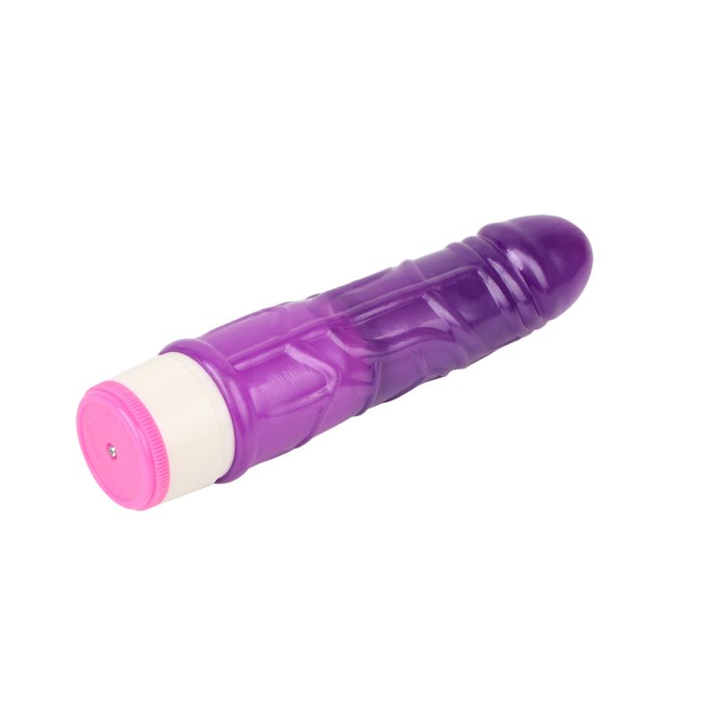 Вібратор реалістичний на батарейках Chisa Basic Luv Theory Stud Rod, фіолетовий, 17.5 см вид 6