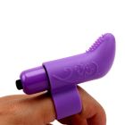 Вібратор для клітора на палець Chisa Mis Sweet Finger Vibe з рельєфом, фіолетовий вид 3